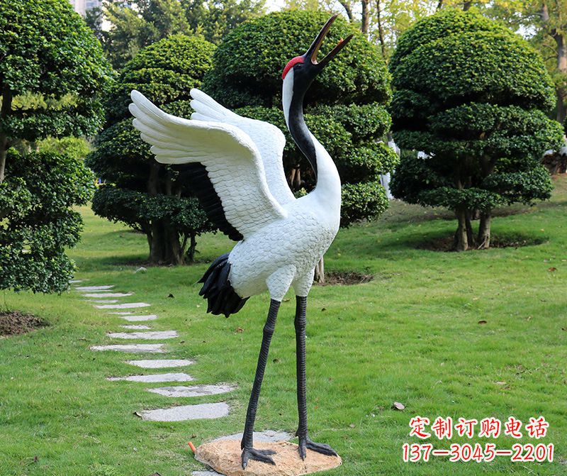 贵阳仙鹤金属雕塑