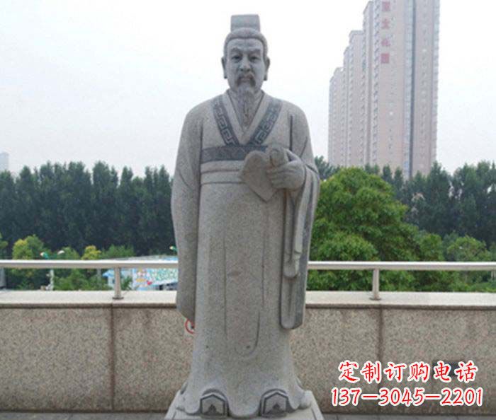 贵阳先秦法家代表人物商鞅石雕