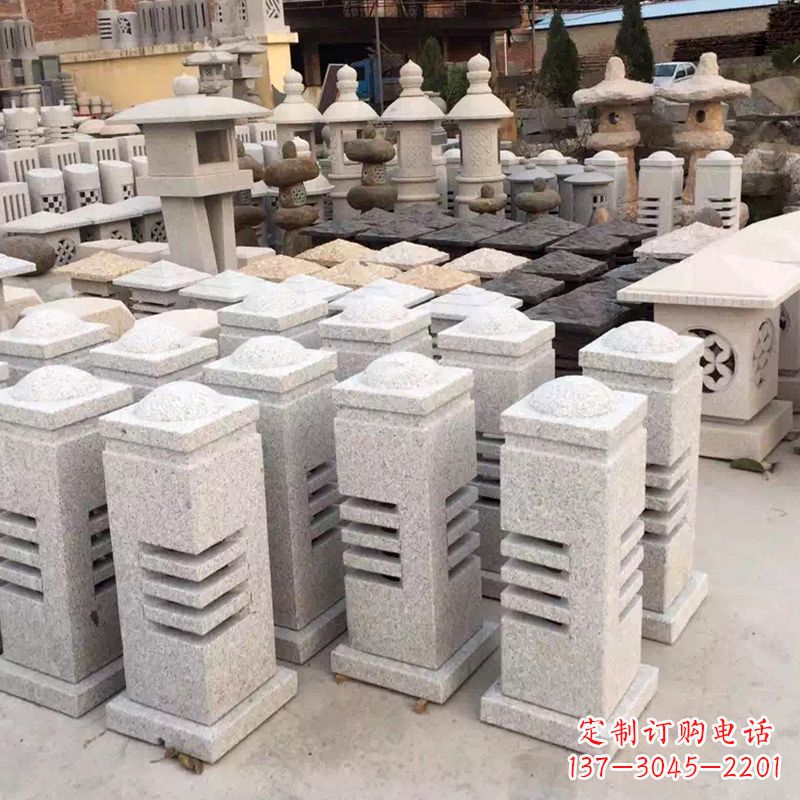 贵阳现代简约石雕灯笼