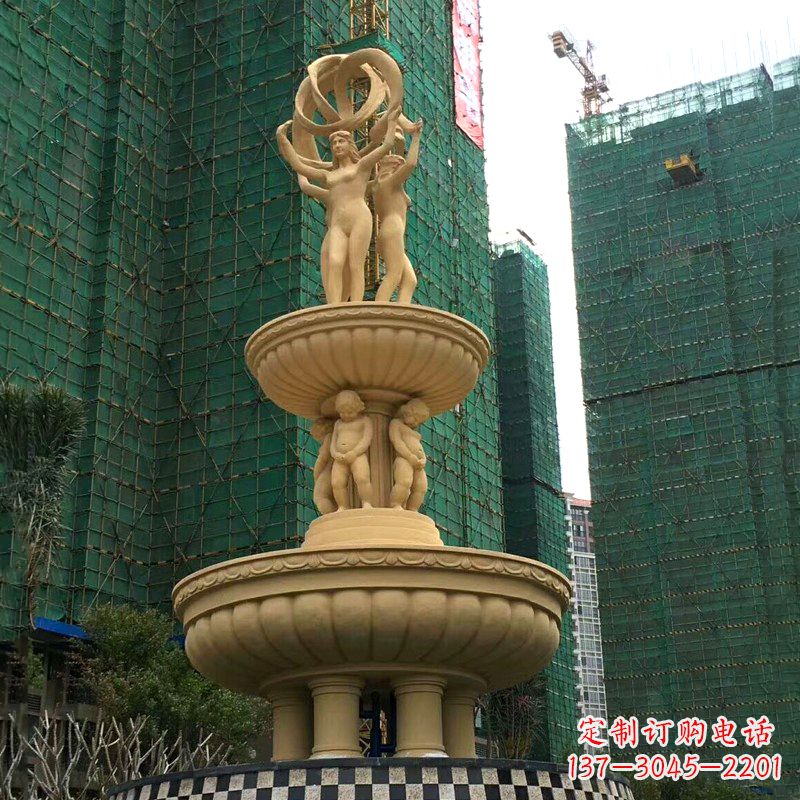 贵阳小区大型欧式人物景观喷泉