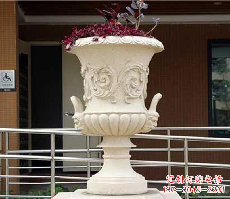 贵阳小区花盆景观石雕