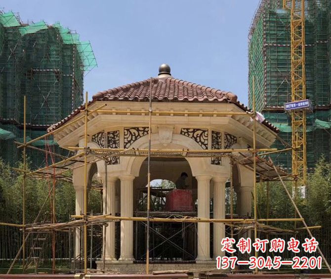 贵阳小区景观欧式凉亭石雕
