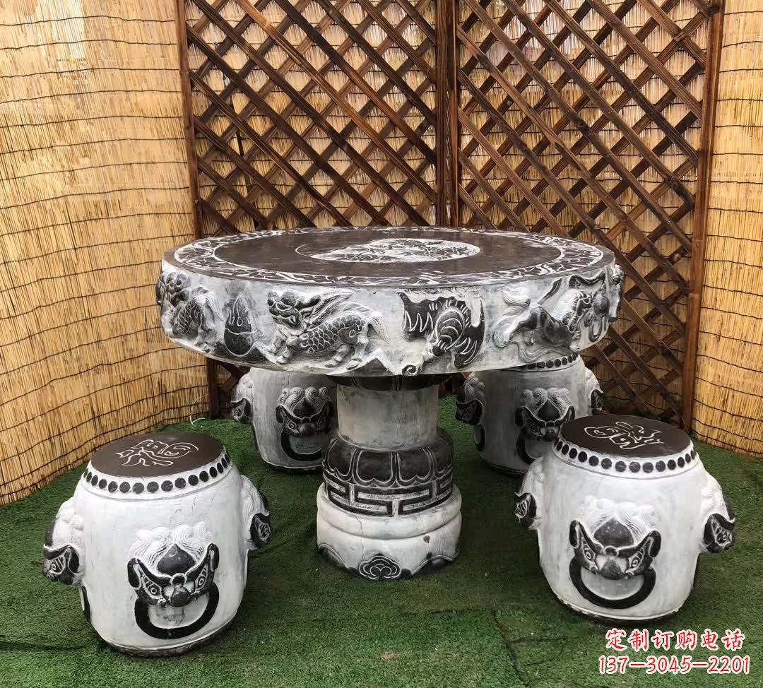 贵阳小区休闲创意石桌凳