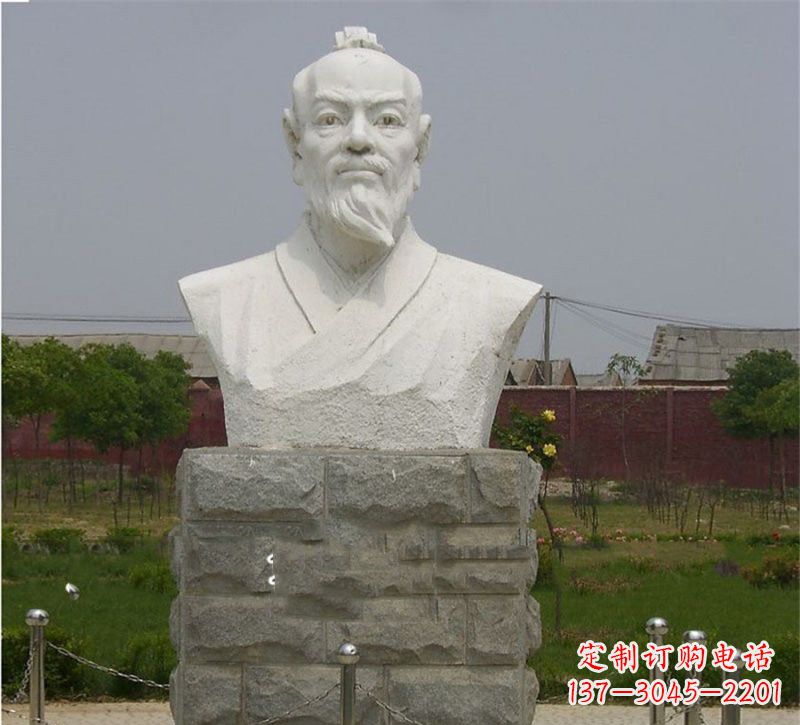 贵阳校园大理石张衡雕塑