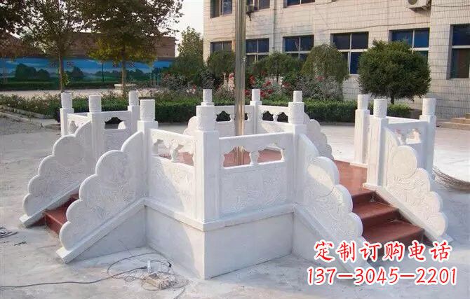 贵阳校园汉白玉升旗台