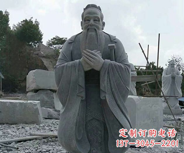 贵阳校园孔子人物石雕