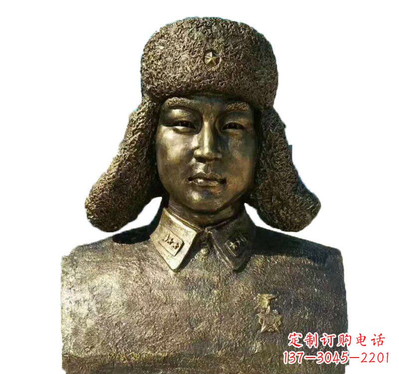贵阳校园雷锋头像铜雕