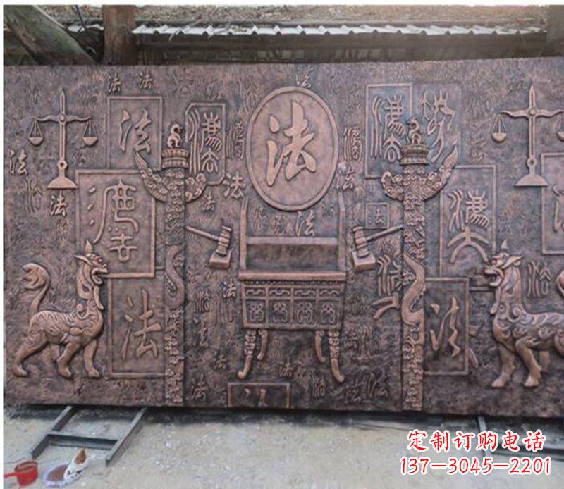 贵阳獬豸法院铜浮雕
