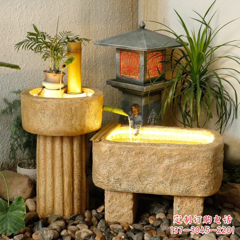 贵阳宣桥镇石雕喷泉