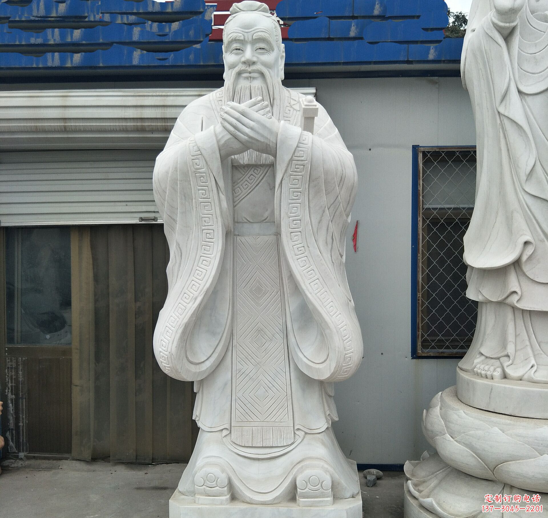 贵阳学校礼仪孔子石雕