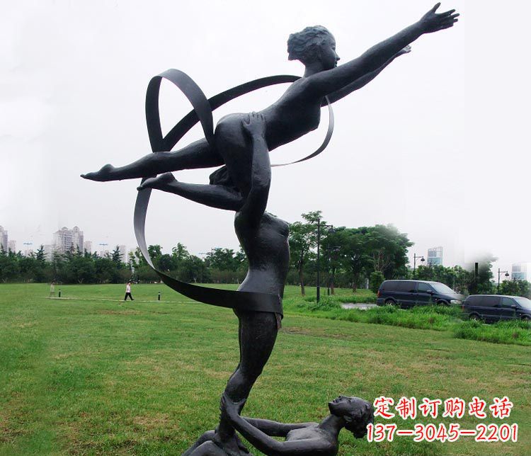 贵阳艺术体操运动员雕塑