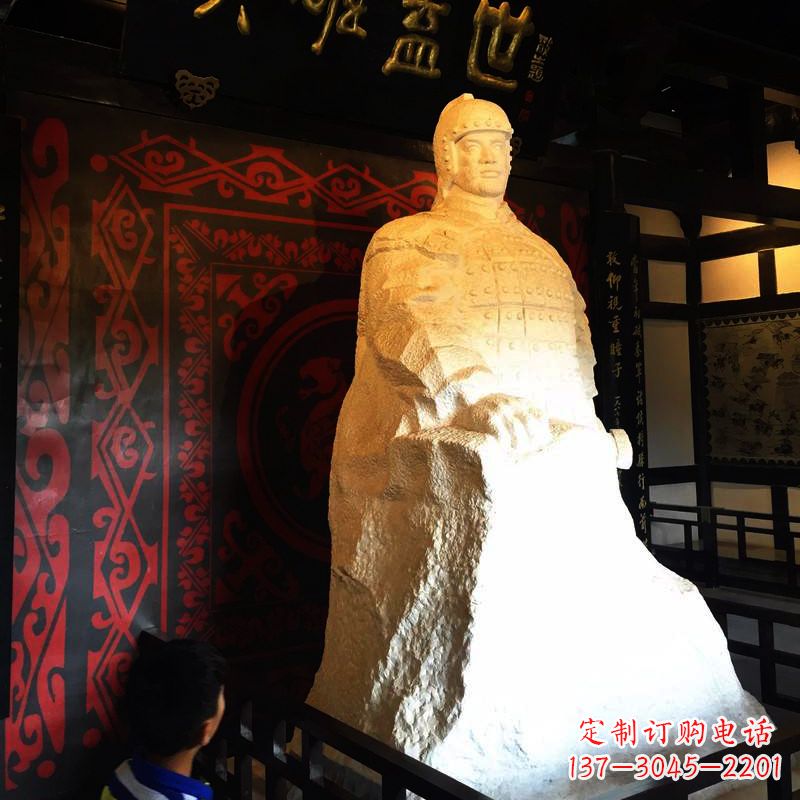贵阳英雄盖世楚霸王石雕像