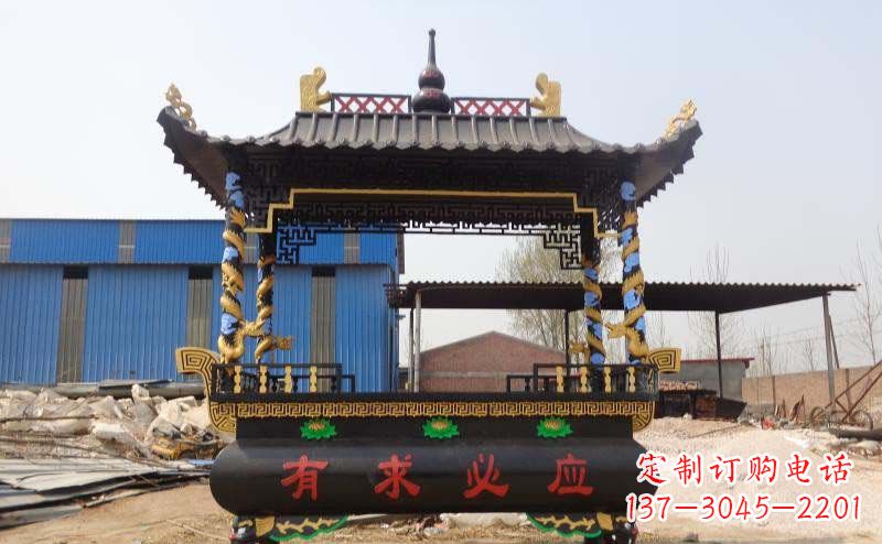 贵阳有求必应香炉寺庙铜雕