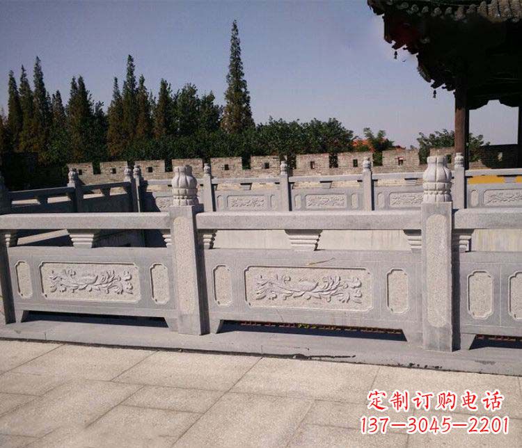 贵阳园林仿古石栏板景观石雕 (2)