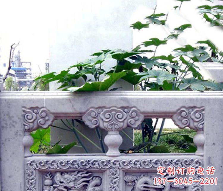 贵阳园林仿古石栏板景观石雕 (6)