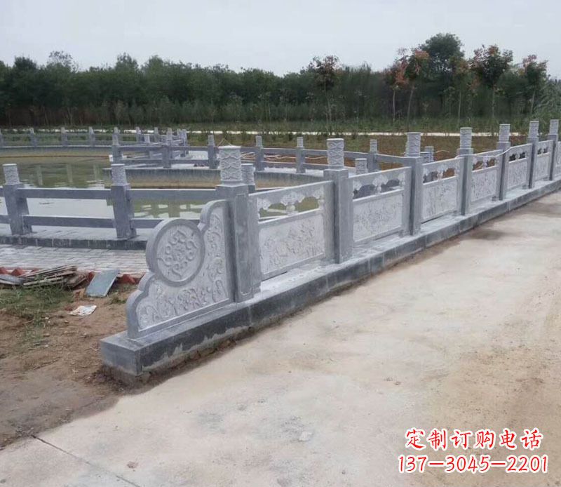 贵阳园林仿古石栏板景观石雕 (11)