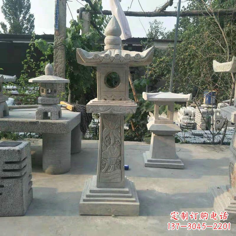 贵阳园林仿古做旧中式石灯