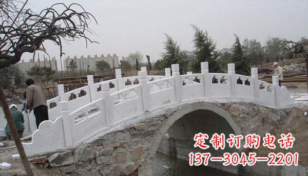 贵阳园林汉白玉大桥栏板景观石雕