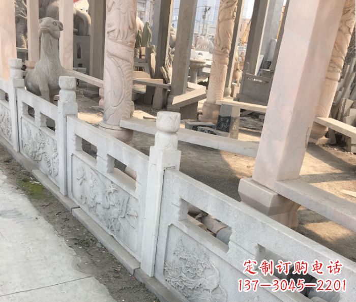 贵阳园林景观大理石浮雕栏板石雕