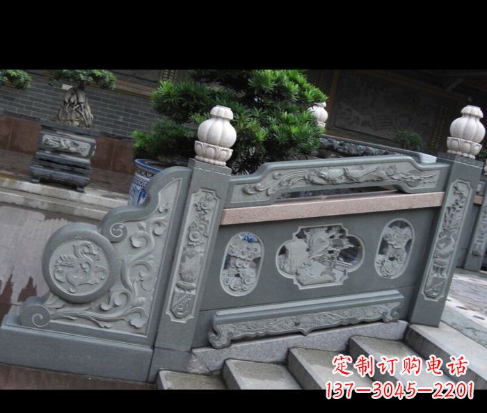 贵阳园林景观大理石栏板雕塑 (6)