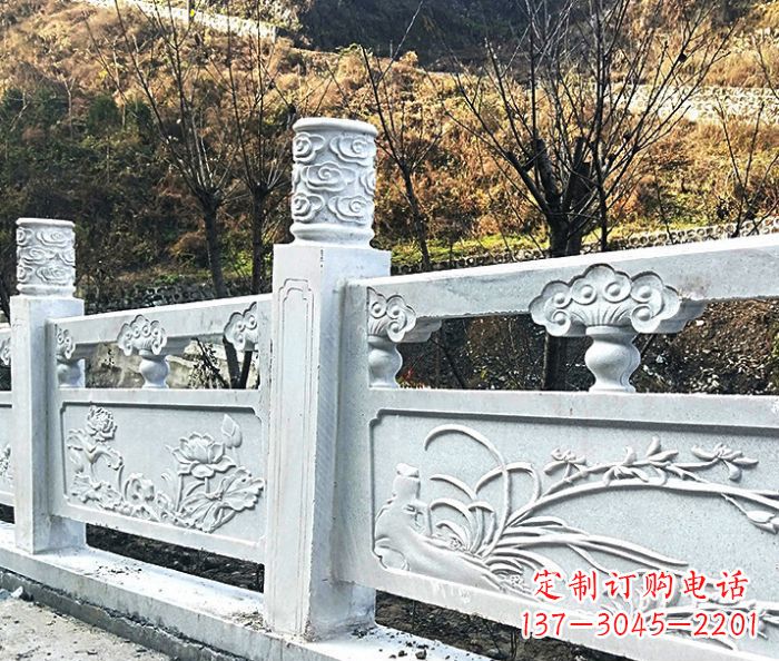 贵阳园林景观大理石栏板石雕 (7)