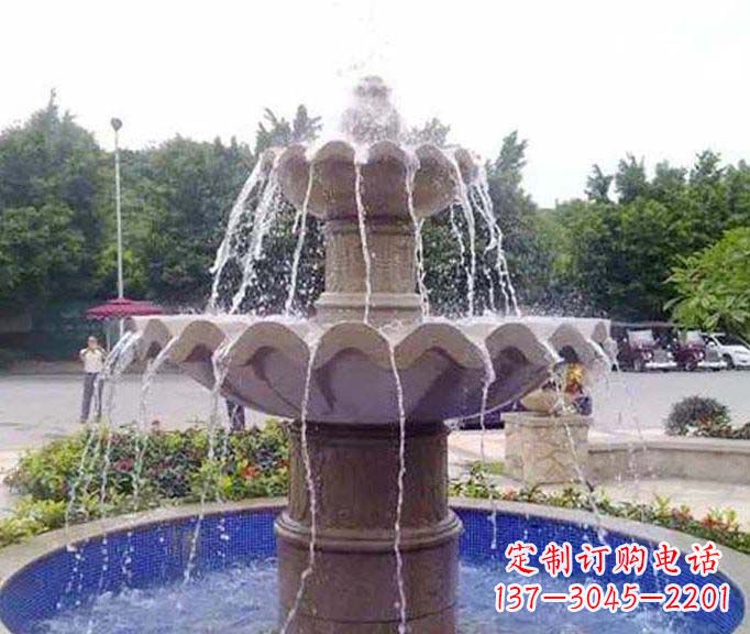 贵阳园林景观大理石喷泉石雕