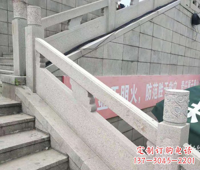 贵阳园林景观大理石桥栏板石雕_1 (2)