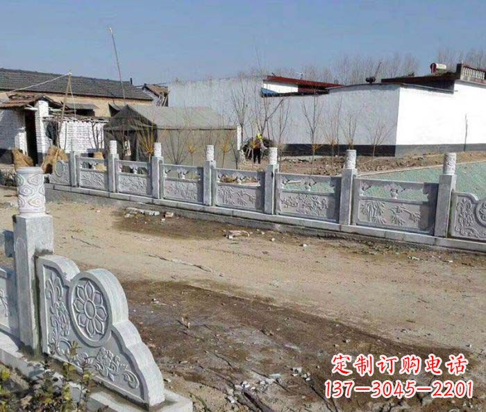 贵阳园林景观仿古栏板石雕