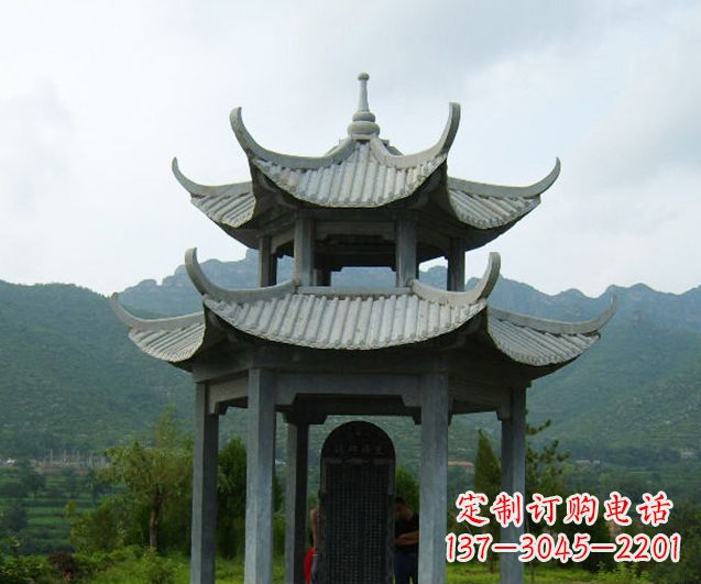 贵阳园林景观仿古凉亭石雕