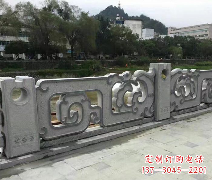 贵阳园林景观仿古石雕栏板_1