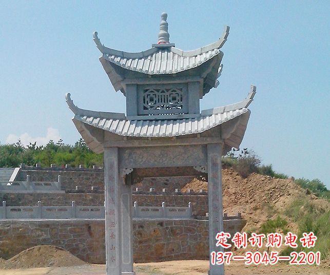 贵阳园林景观仿古石雕凉亭