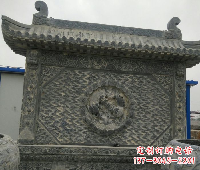 贵阳园林景观仿古石雕影壁