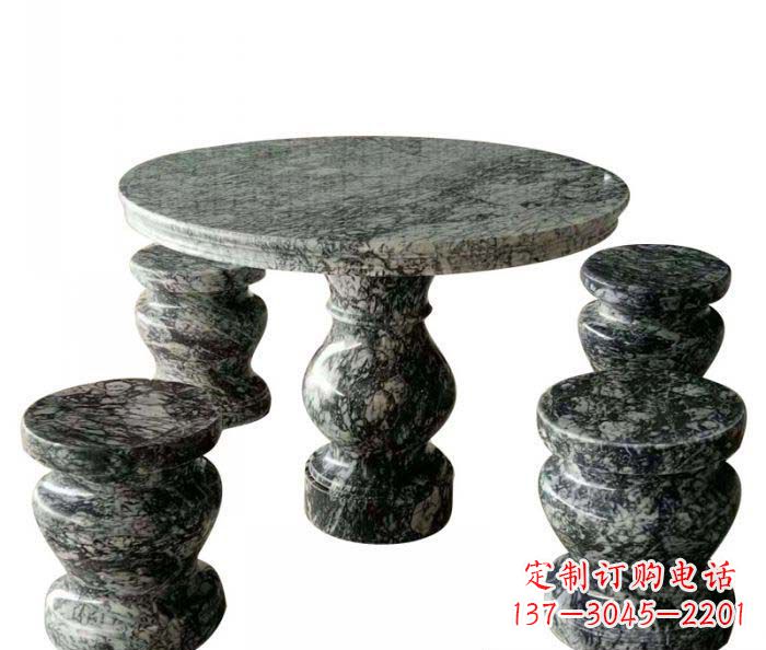 贵阳园林景观圆形石桌凳