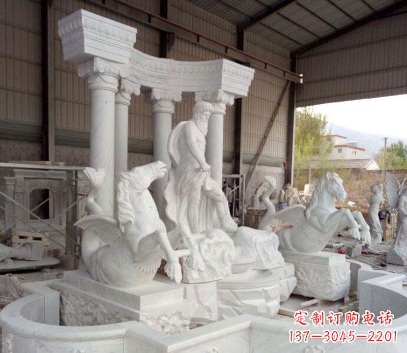 贵阳园林欧式喷泉景观石雕