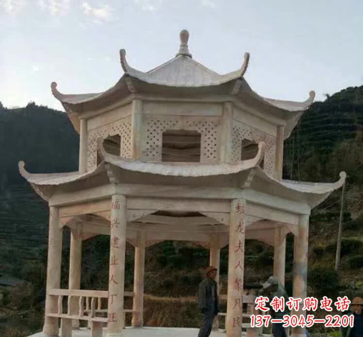 贵阳园林石雕凉亭