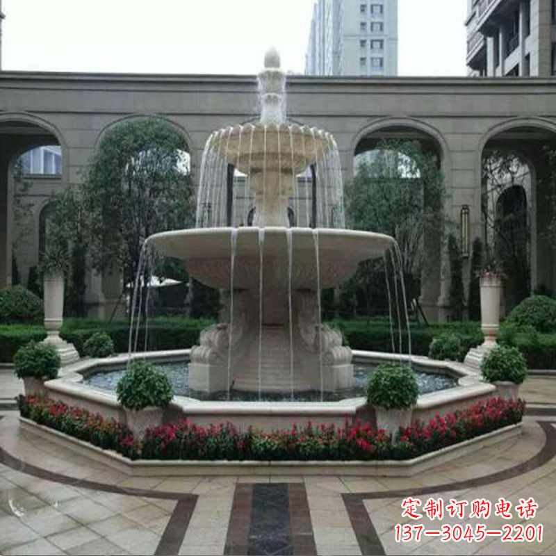 贵阳园林石雕喷泉雕塑