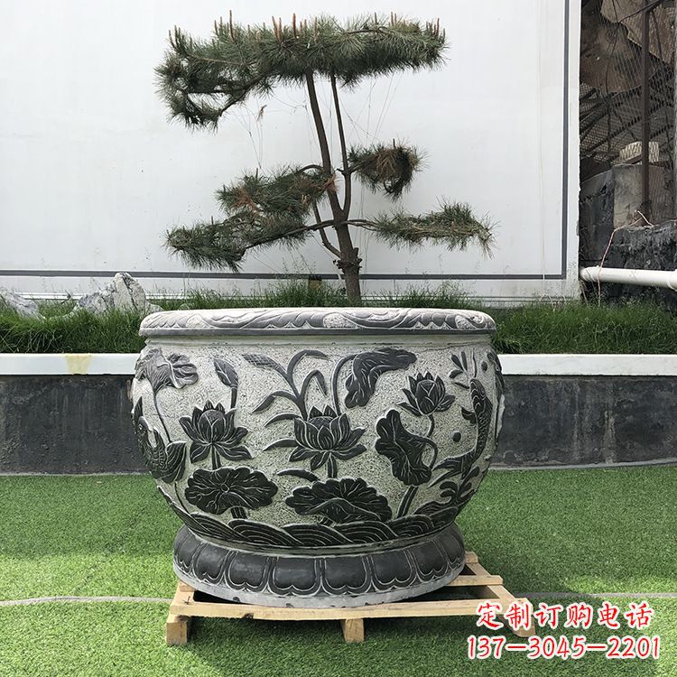 贵阳园林石雕水缸