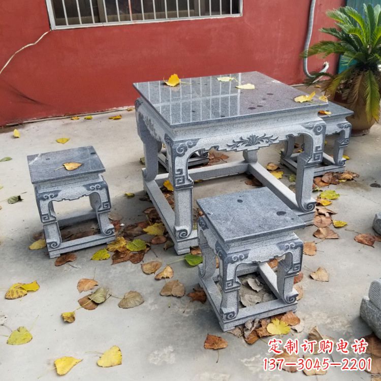 贵阳园林石桌凳