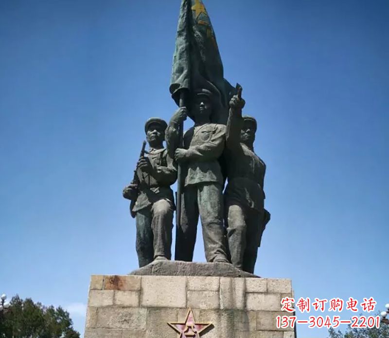 贵阳战士革命广场铜雕