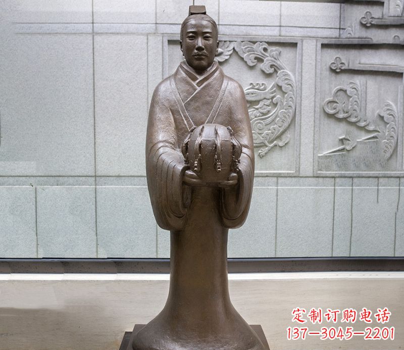 贵阳张衡科学家 人物铜雕