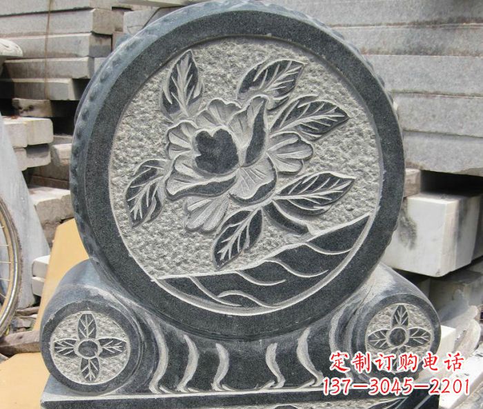 贵阳招财抱鼓石仿古石门墩