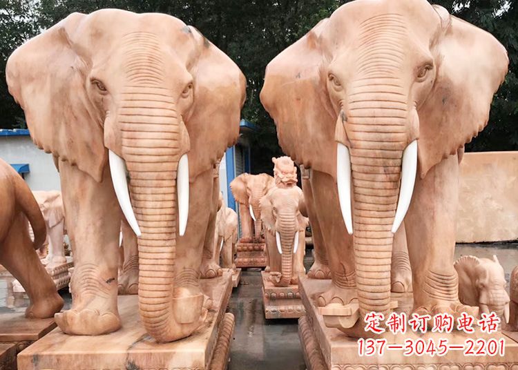 贵阳招财大象石雕