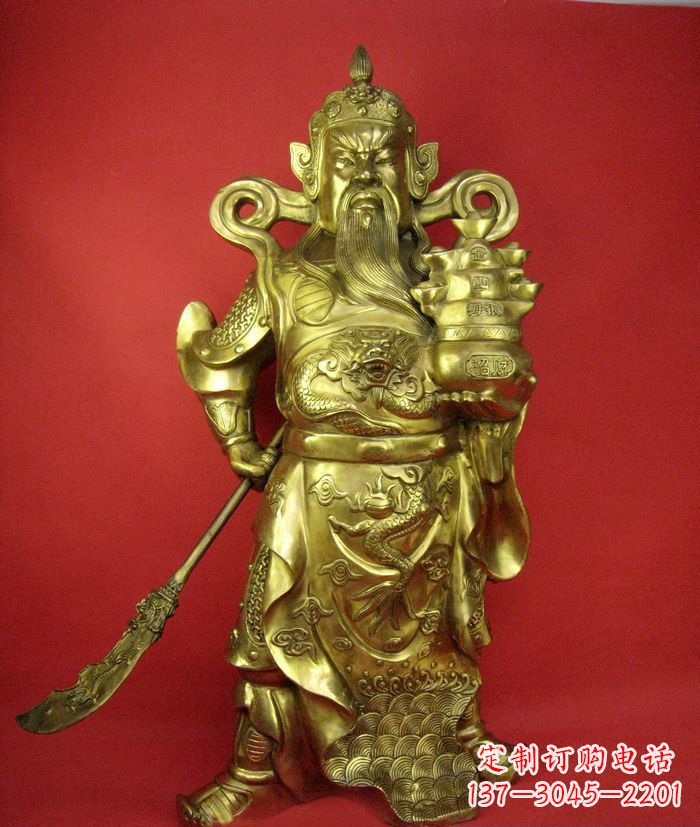 贵阳招财关公铜雕