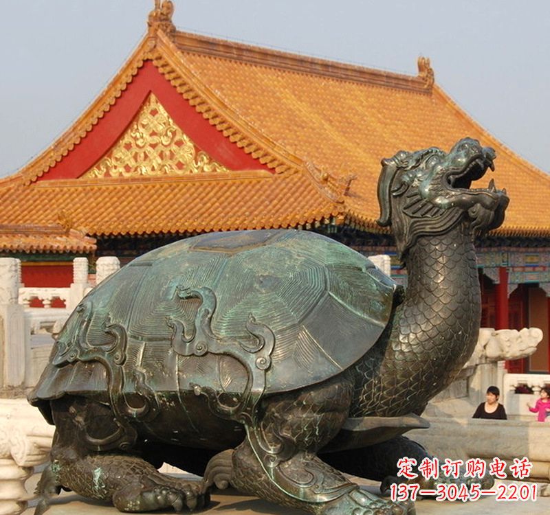 贵阳招财龙龟铜雕塑