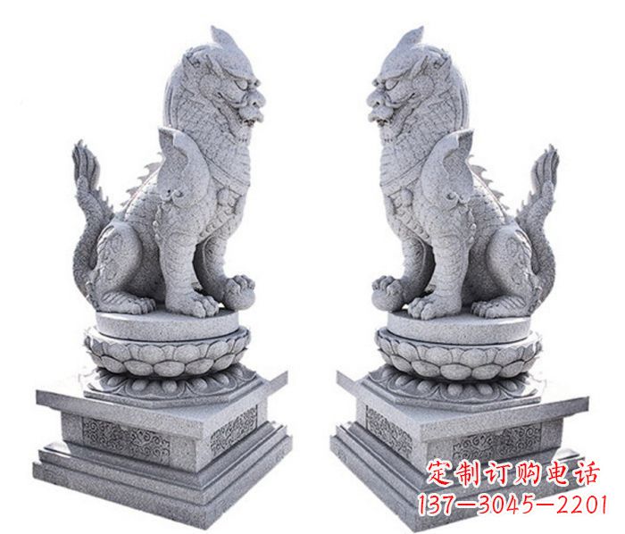 贵阳招财神兽麒麟石雕