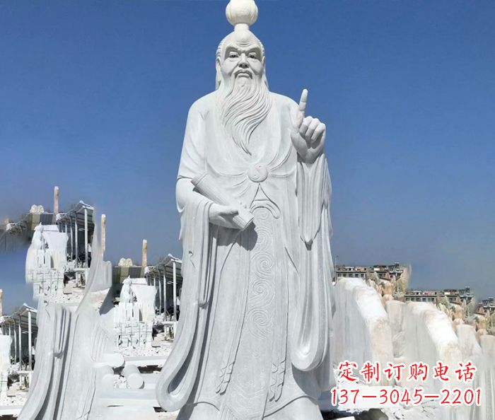 贵阳中国春秋时代思想家老子石雕