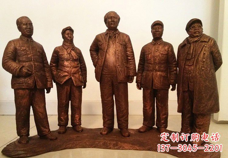 贵阳中国近代伟人系列铜雕像