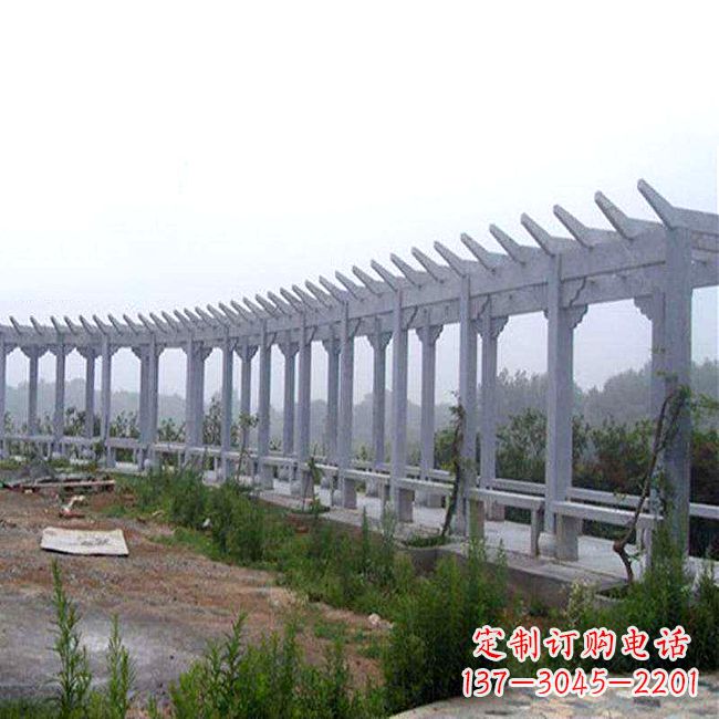 贵阳中式花架石雕长廊