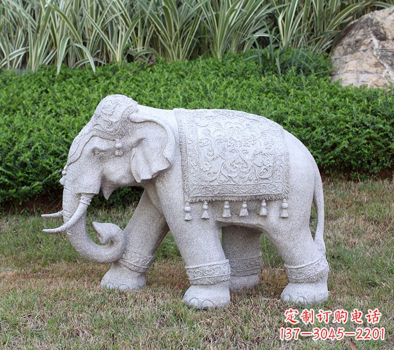 贵阳中式石雕大象