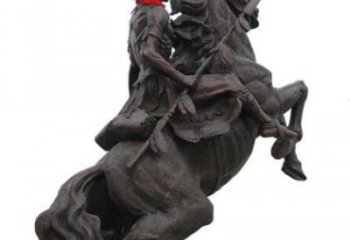 贵阳战士与马 铸铜雕塑